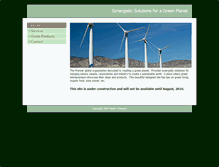 Tablet Screenshot of greenplanetauthority.com